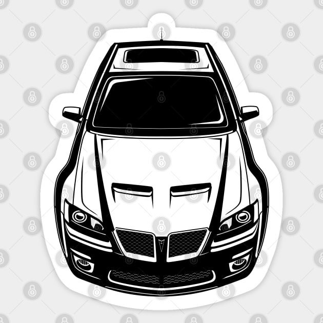 Custom Pontiac G8 silhouette Pontiac G8 2008 Sticker TeePublic